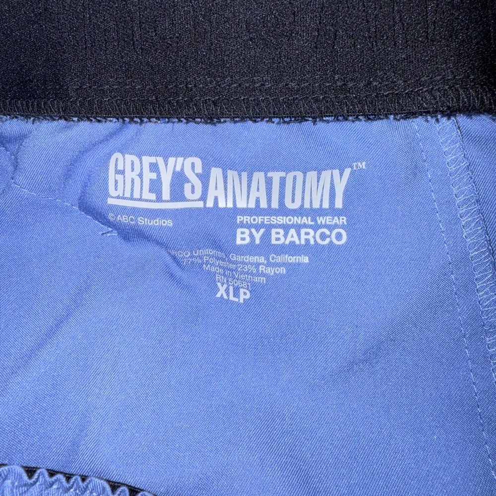 Grey's Anatomy by Barco Blue Scrub joggers - Picture 2 of 10